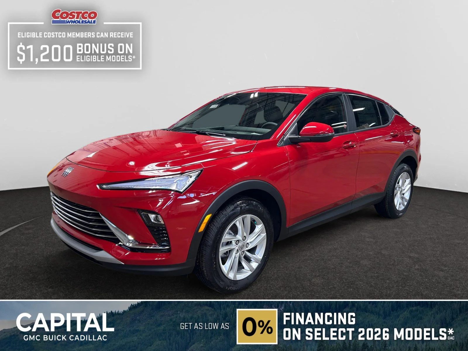 New 2026 Brilliant Red Buick Preferred image 1