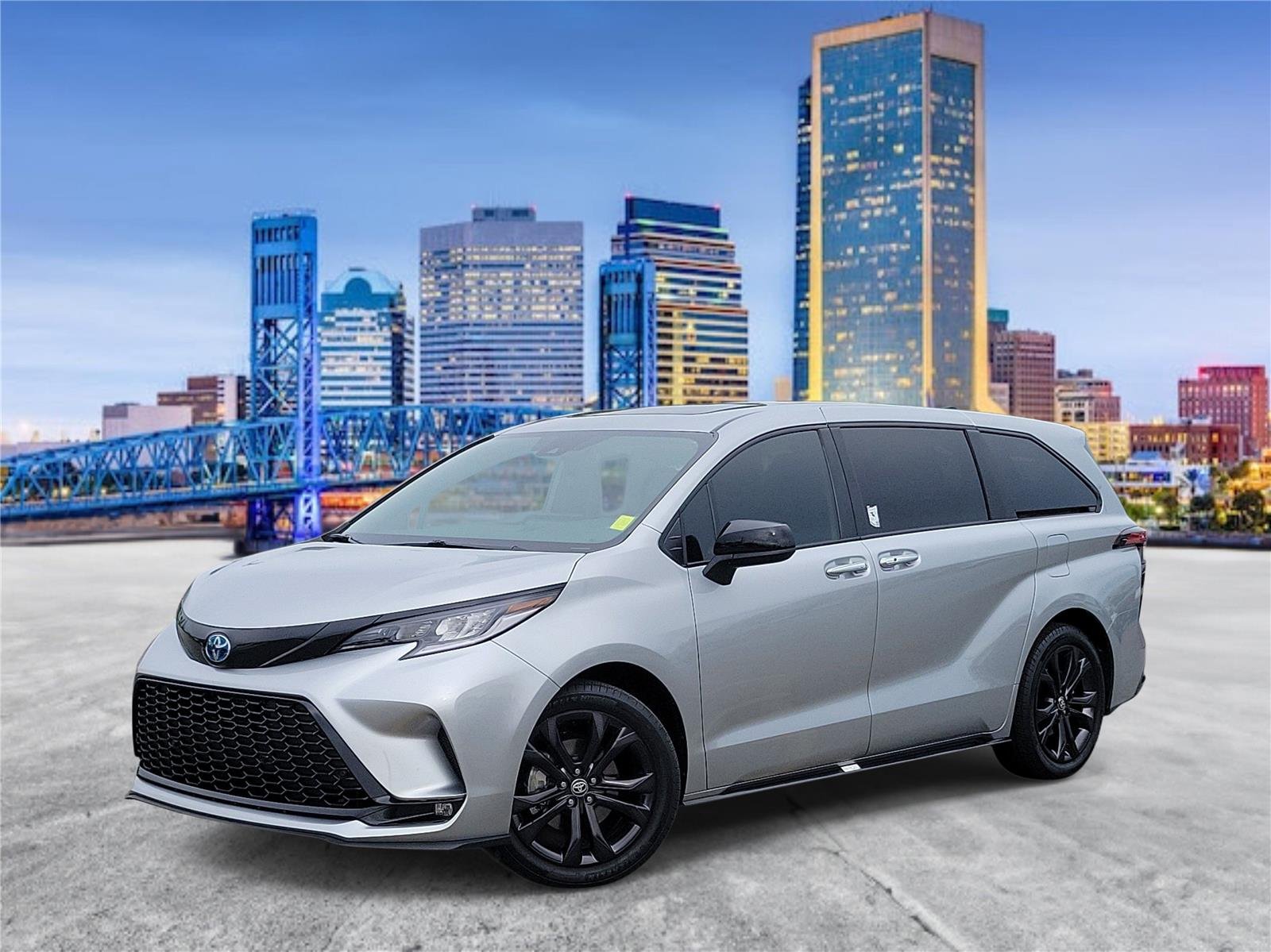 Used 2025 Celestial Silver Metallic Toyota XSE image 1