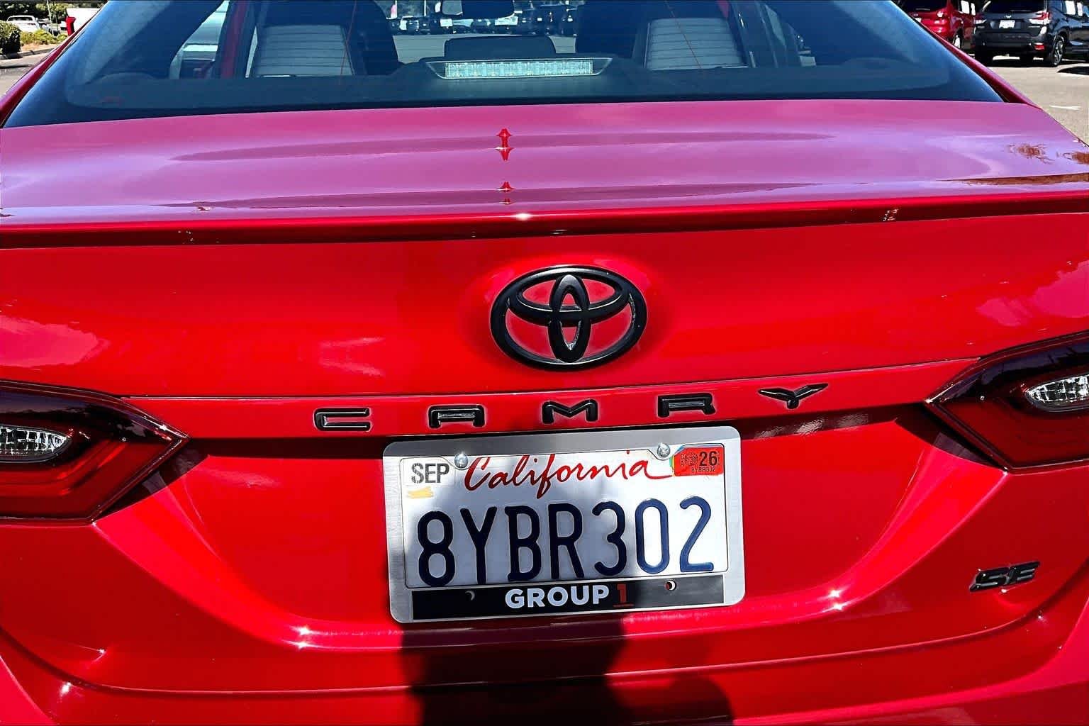Used 2021 Supersonic Red Toyota SE image 30