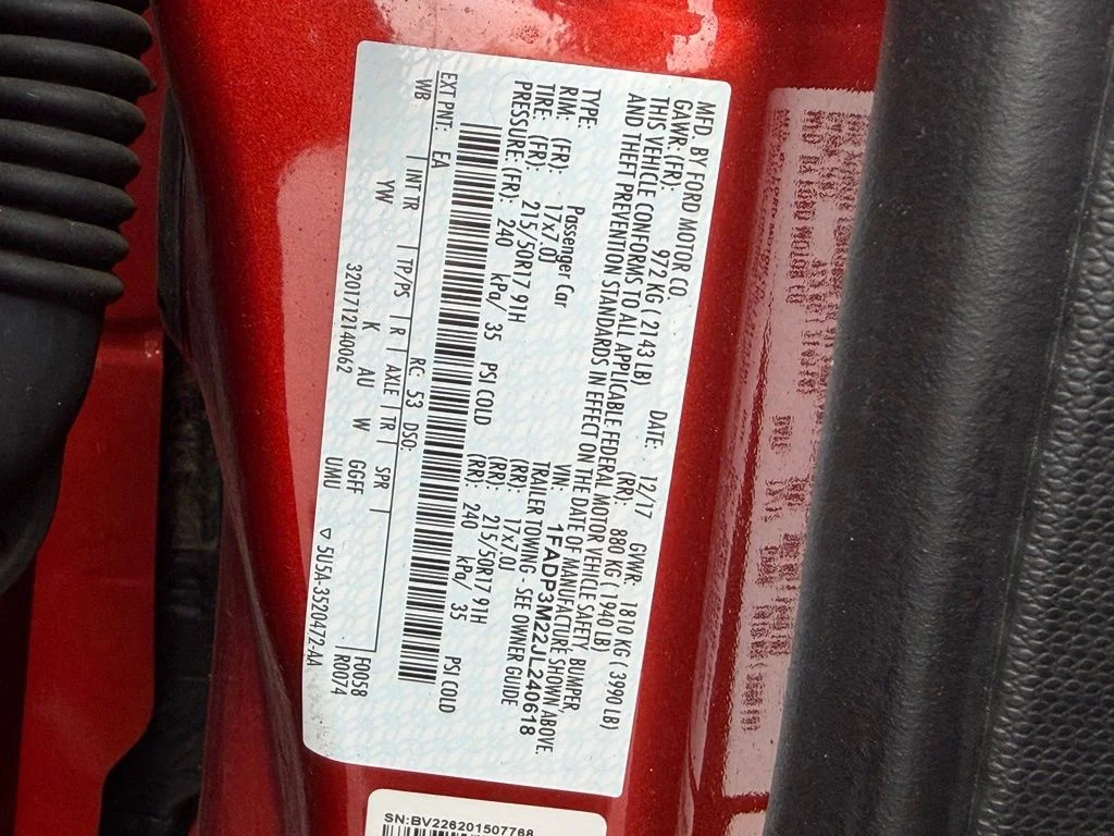 Used 2018 Red Ford SEL image 43