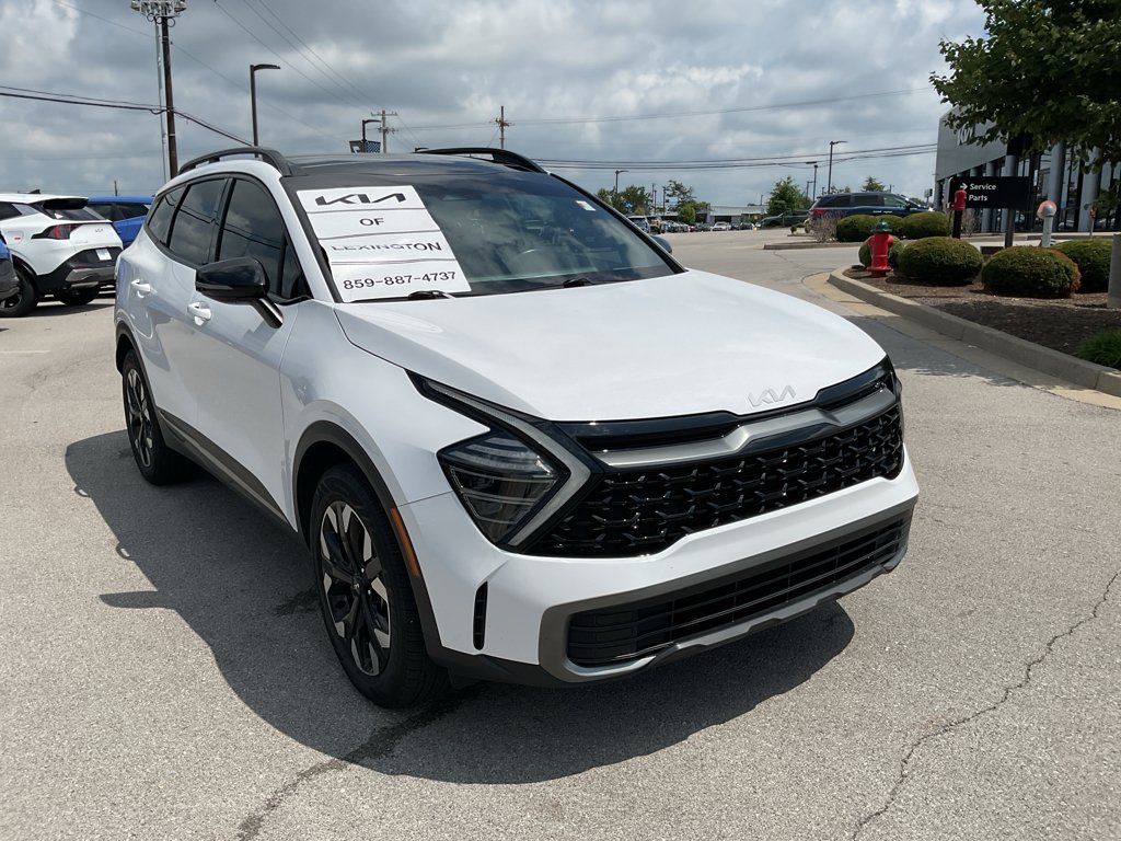 Used 2024 Glacial White Pearl Kia X-Line image 2