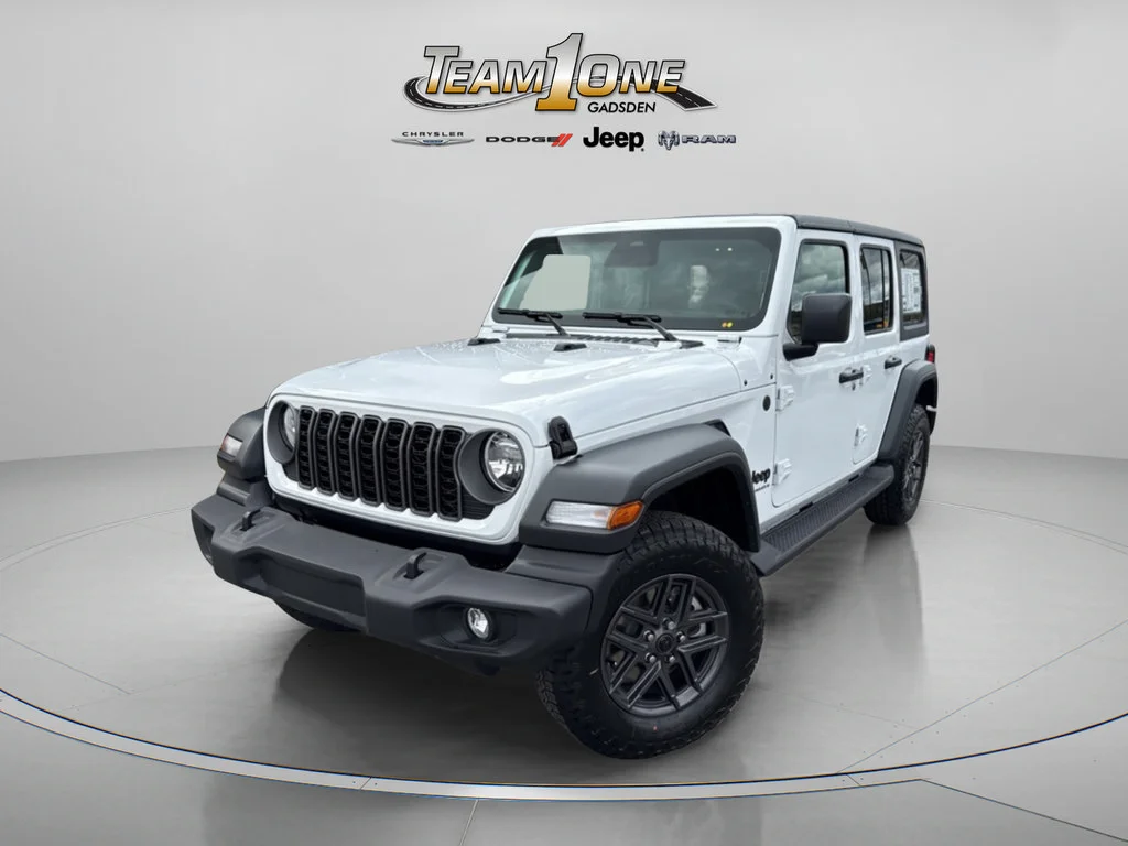 New 2026 Bright White Clear-Coat Exterior Paint Jeep Sport S image 5
