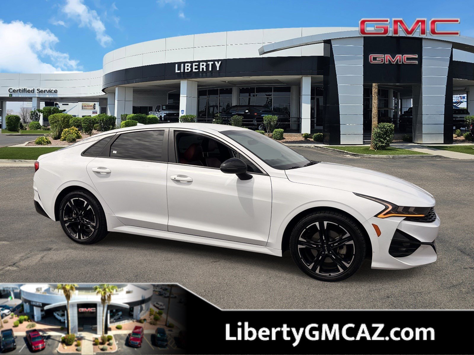 Used 2023 White Kia GT-Line image 1