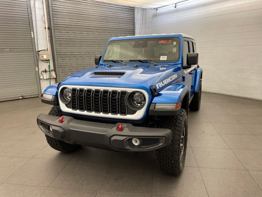 New 2026 Hydro Blue Pearl-Coat Exterior Paint Jeep Rubicon image 8