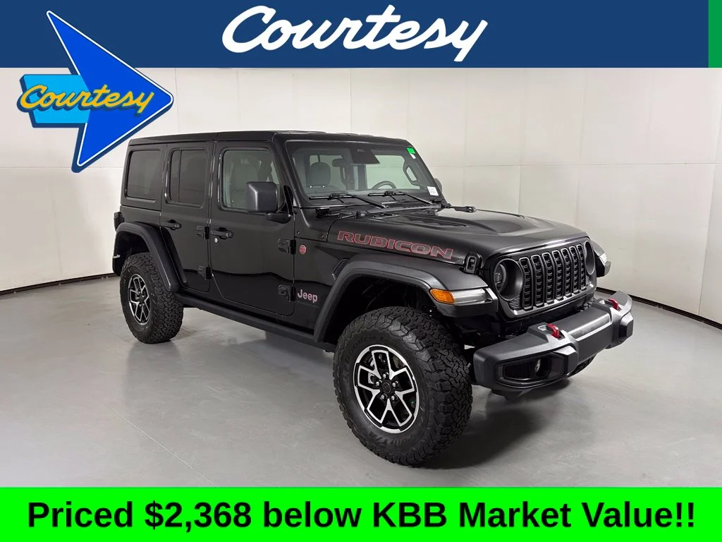 Used 2025 Black Jeep Rubicon image 1