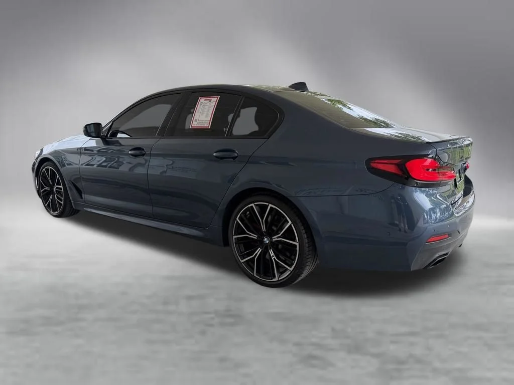 Used 2023 Blue BMW 530i image 4