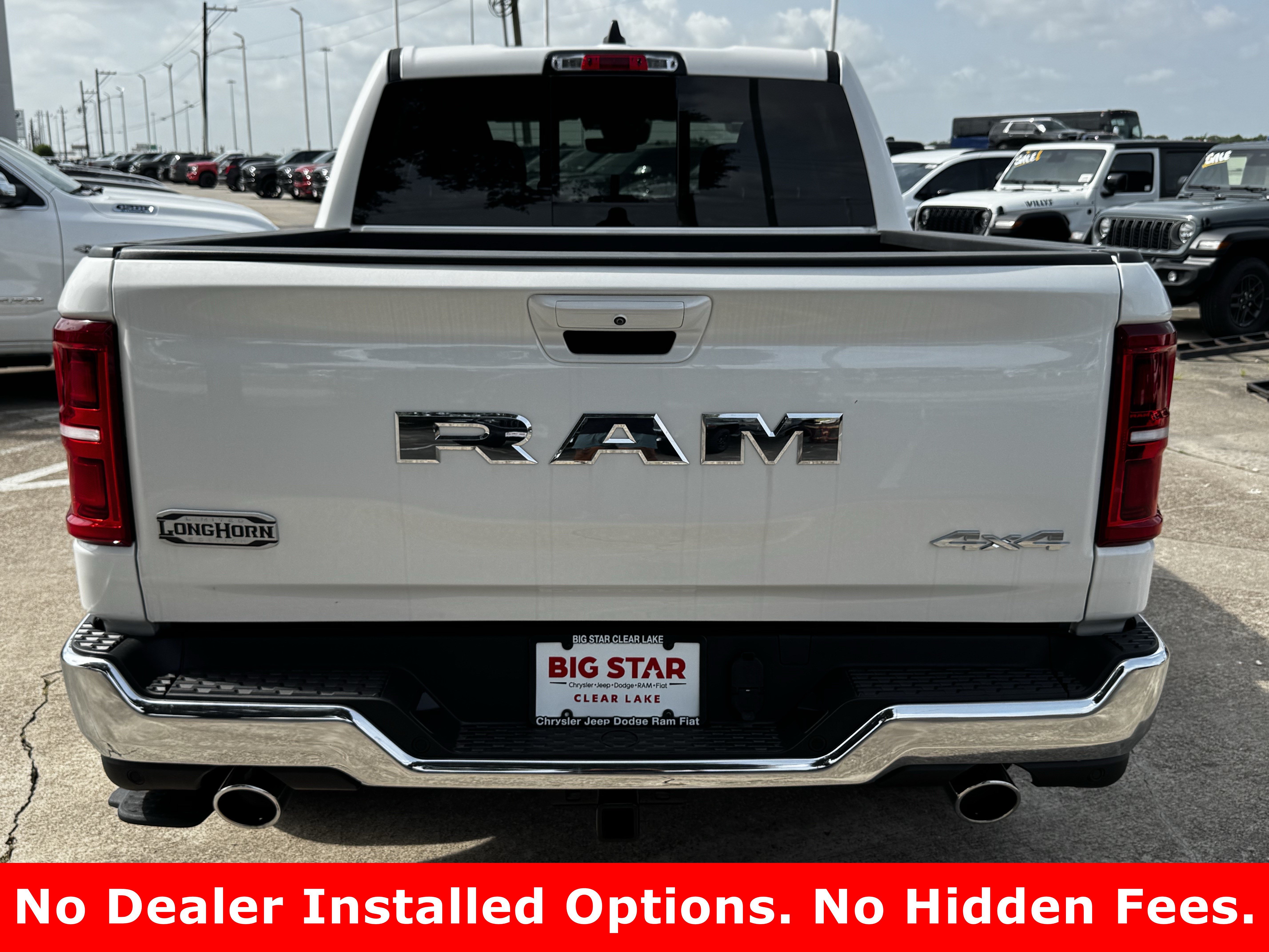 New 2026 Ivory White Tri-Coat Pearl-Coat Exterior Paint RAM Longhorn image 8