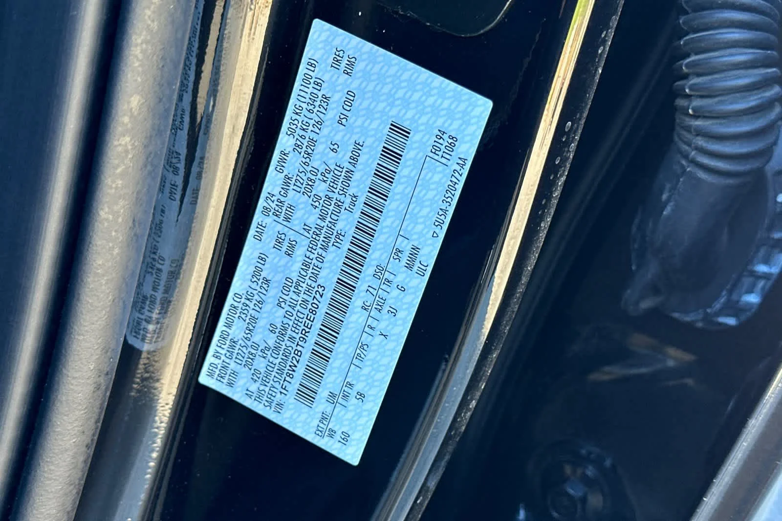 Certified Used 2024 Agate Black Metallic Ford LARIAT image 28