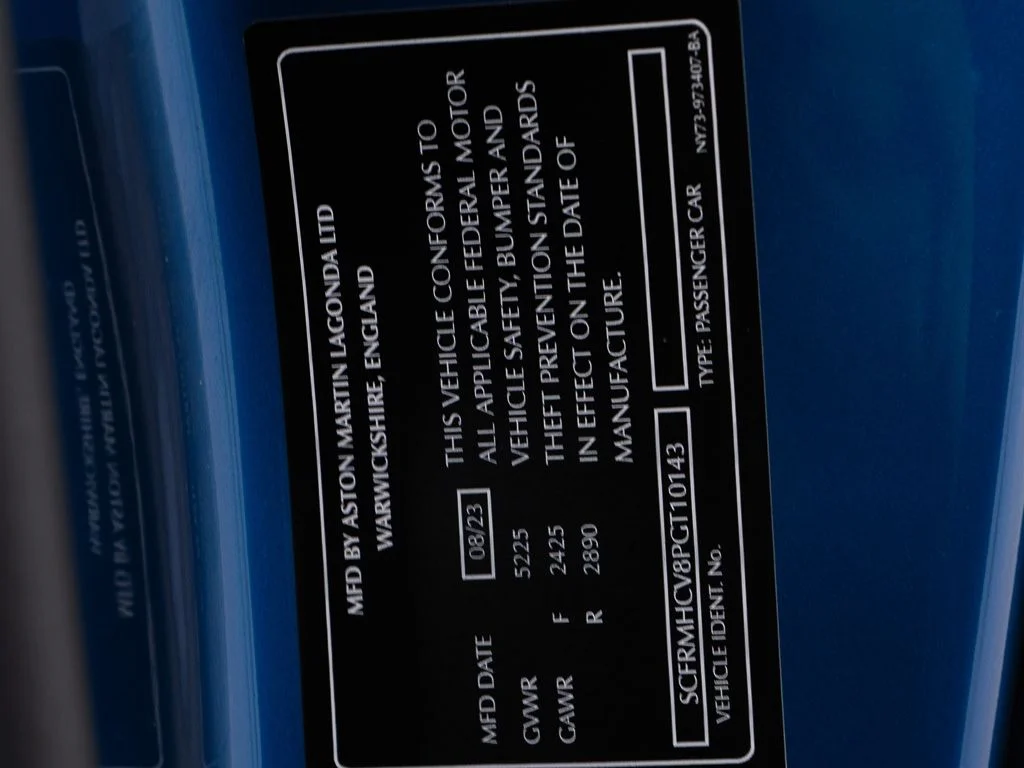 Certified Used 2023 Plasma Blue Aston Martin 770 Ultimate Volante image 56