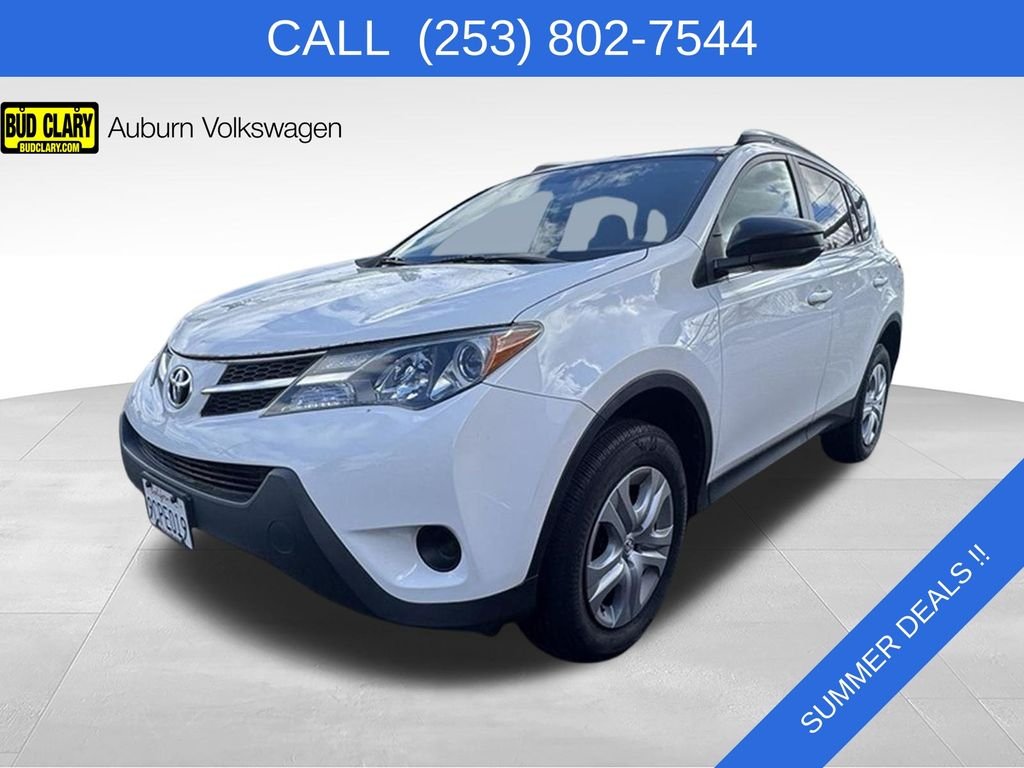 Used 2015 White Toyota LE image 1