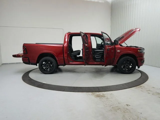 New 2026 Molten Red Pearl-Coat Exterior Paint RAM Laramie image 16