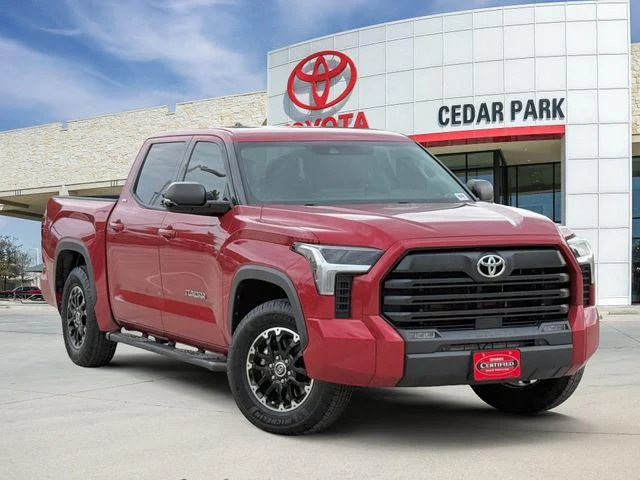 Certified Used 2022 SUPERSONIC RED Toyota SR5 image 1