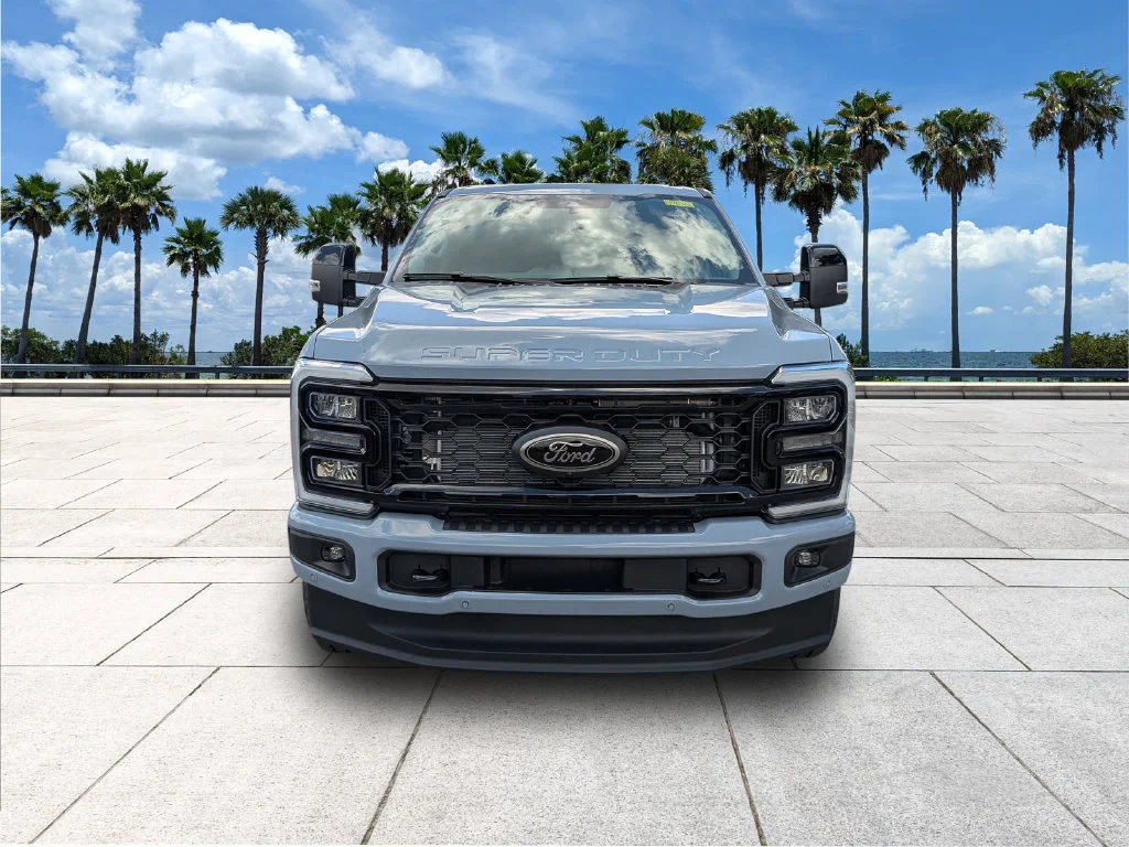 New 2026 Glacier Gray Metallic Tri-Coat Ford F-250® Lariat® image 2