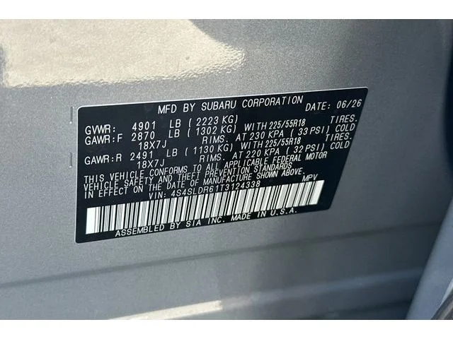 New 2026 RIVER ROCK PEARL Subaru Limited image 25