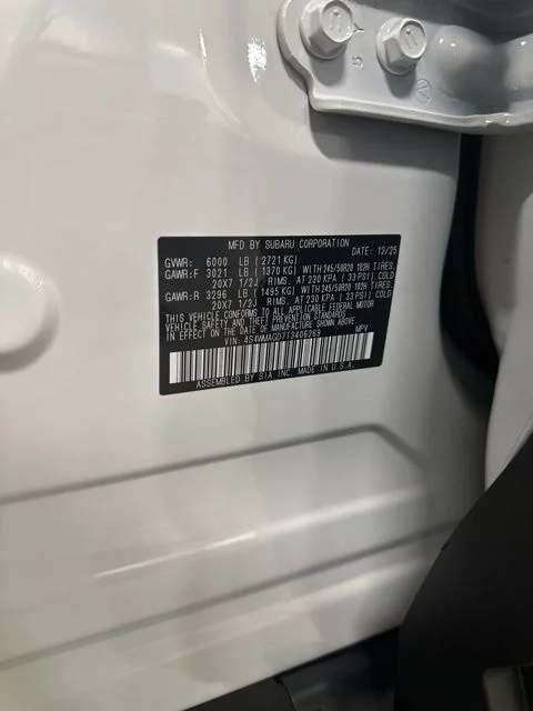 Used 2026 White Subaru Limited image 23