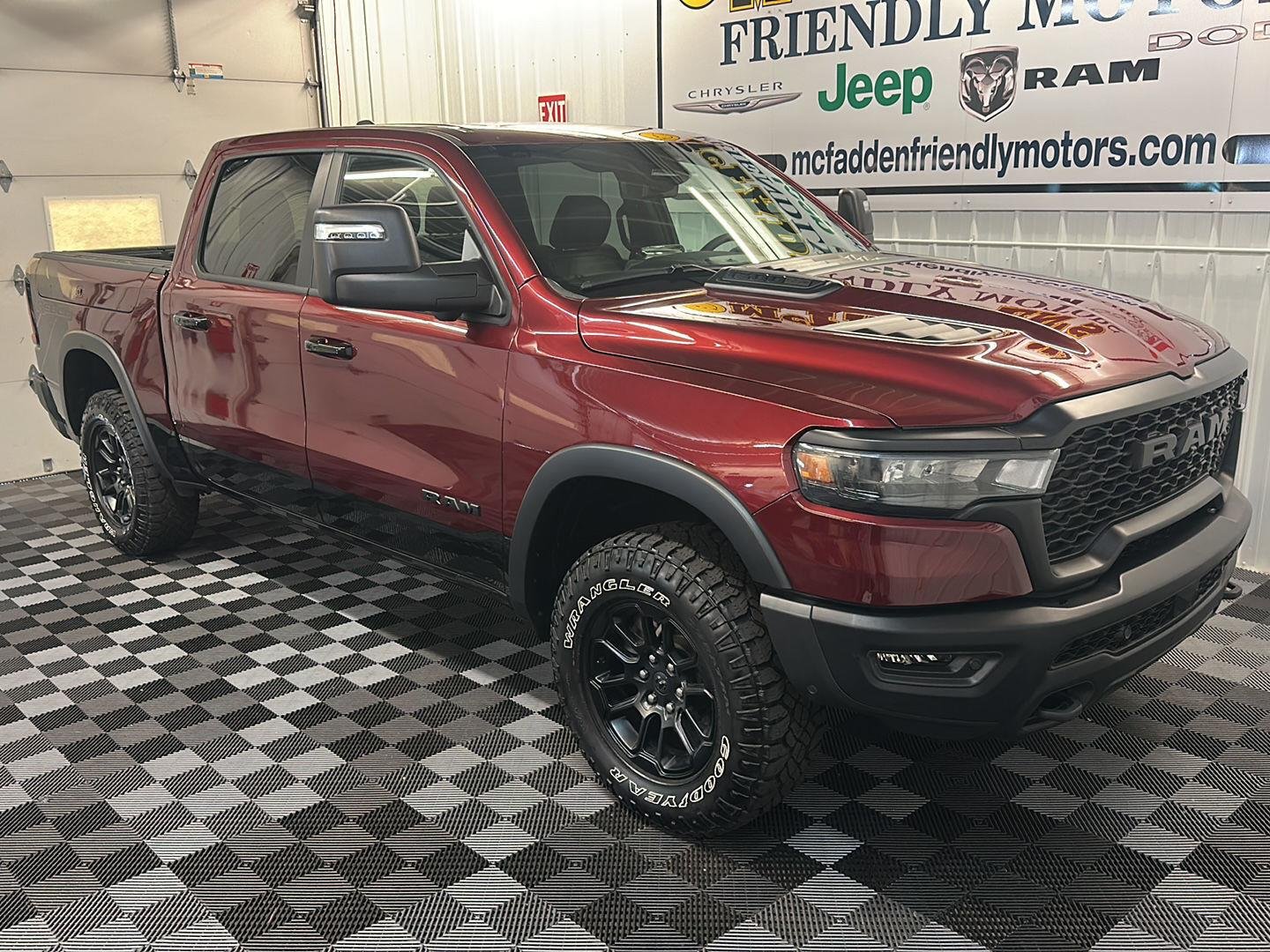 Used 2025 Delmonico Red Pearlcoat Ram Rebel image 49