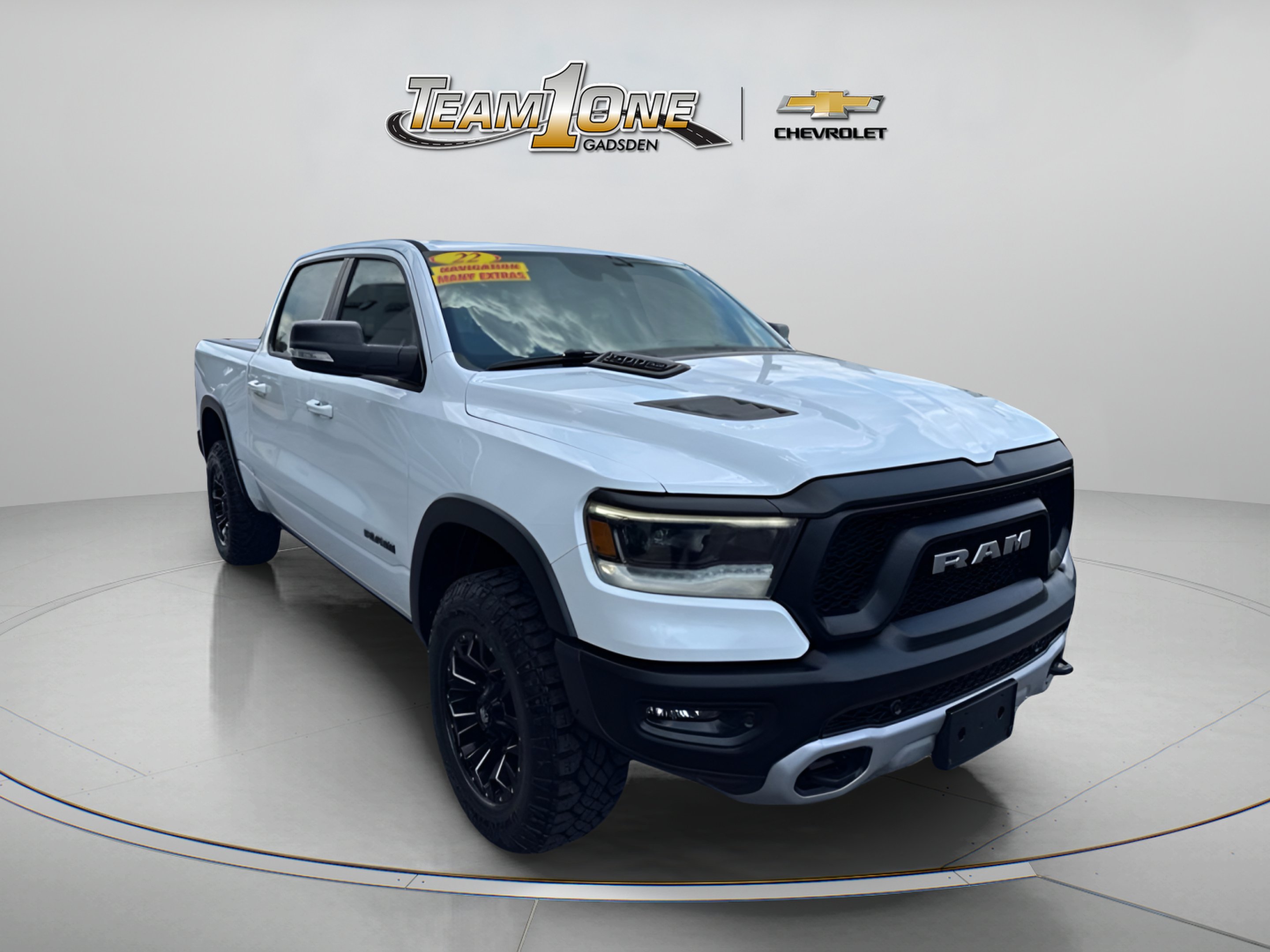 Used 2022 White Ram Rebel Crew Cab 4x4 5