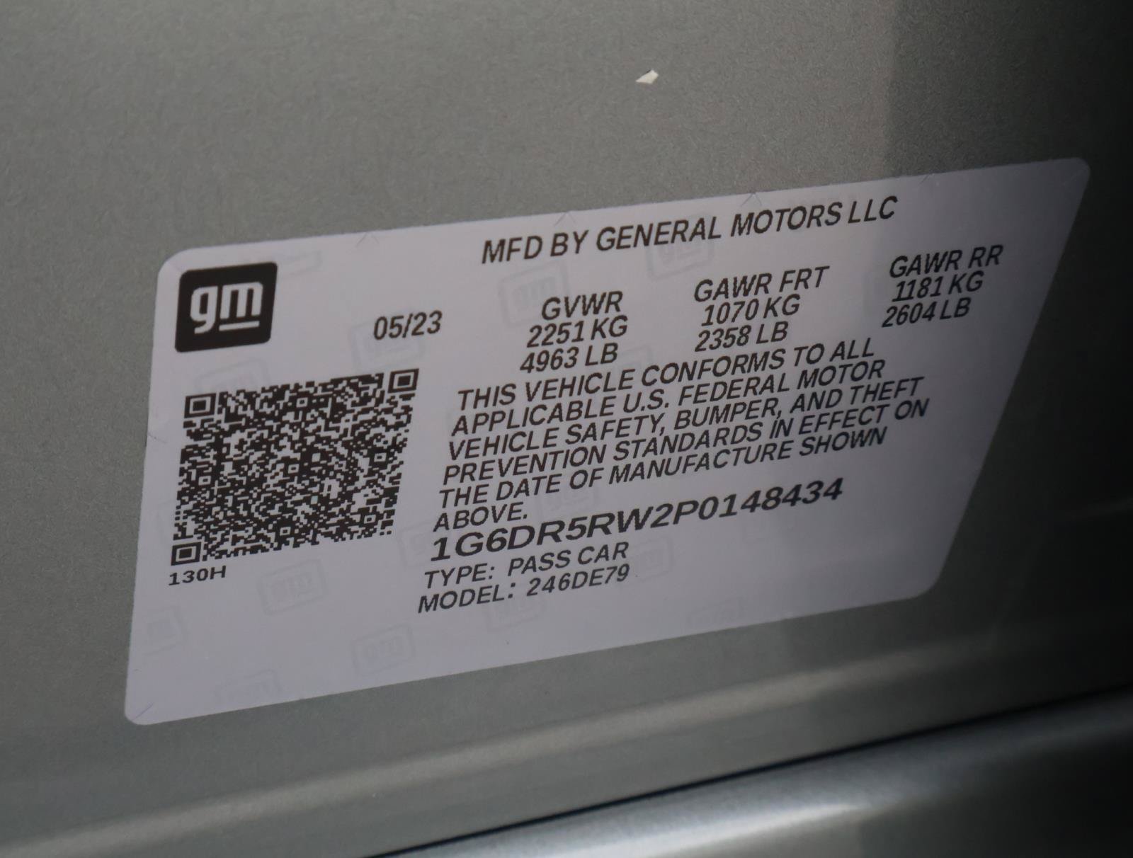 Used 2023 Argent Silver Metallic Cadillac V-Series image 20