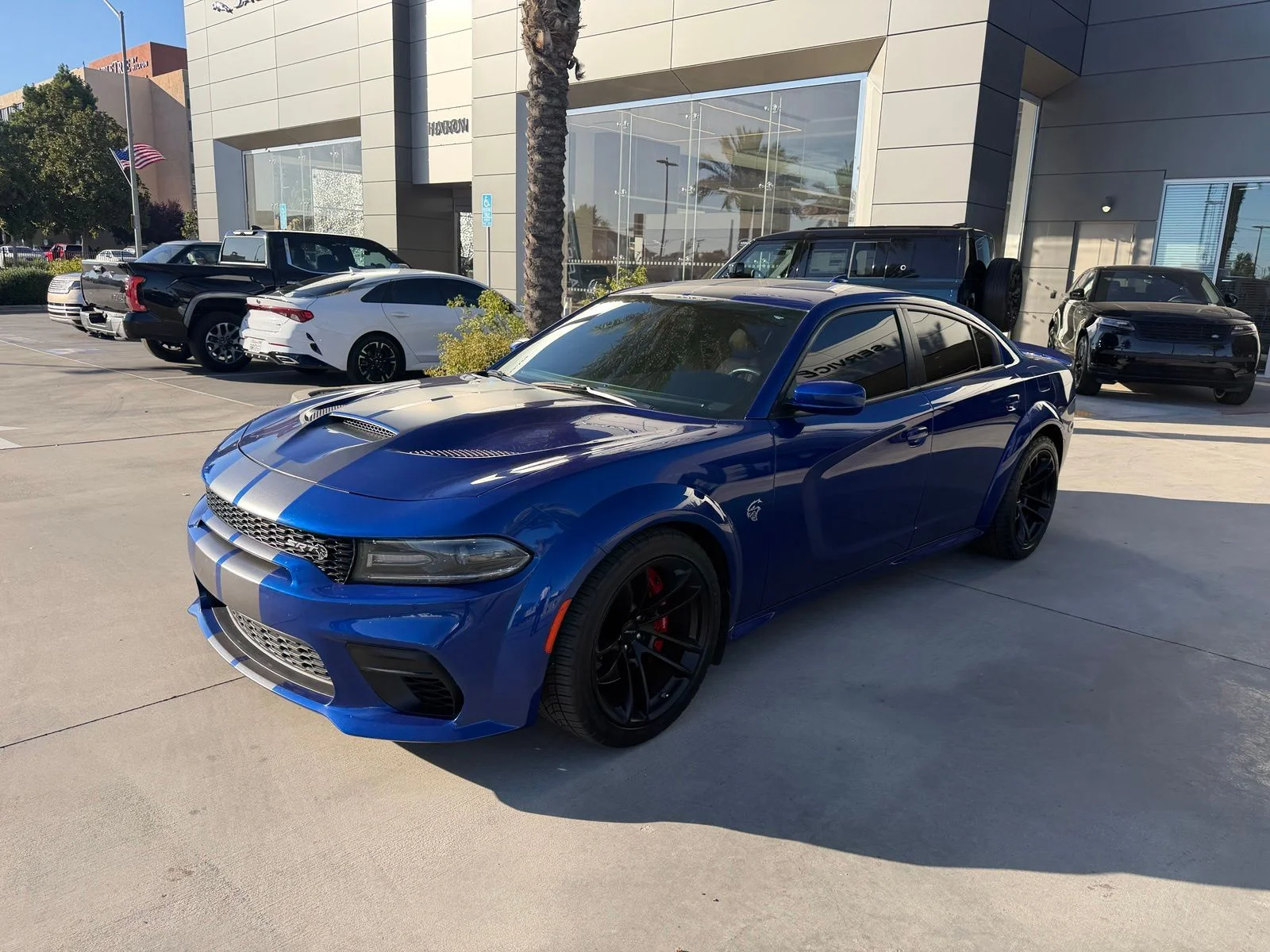 Used 2020 Blue Dodge SRT Hellcat image 1