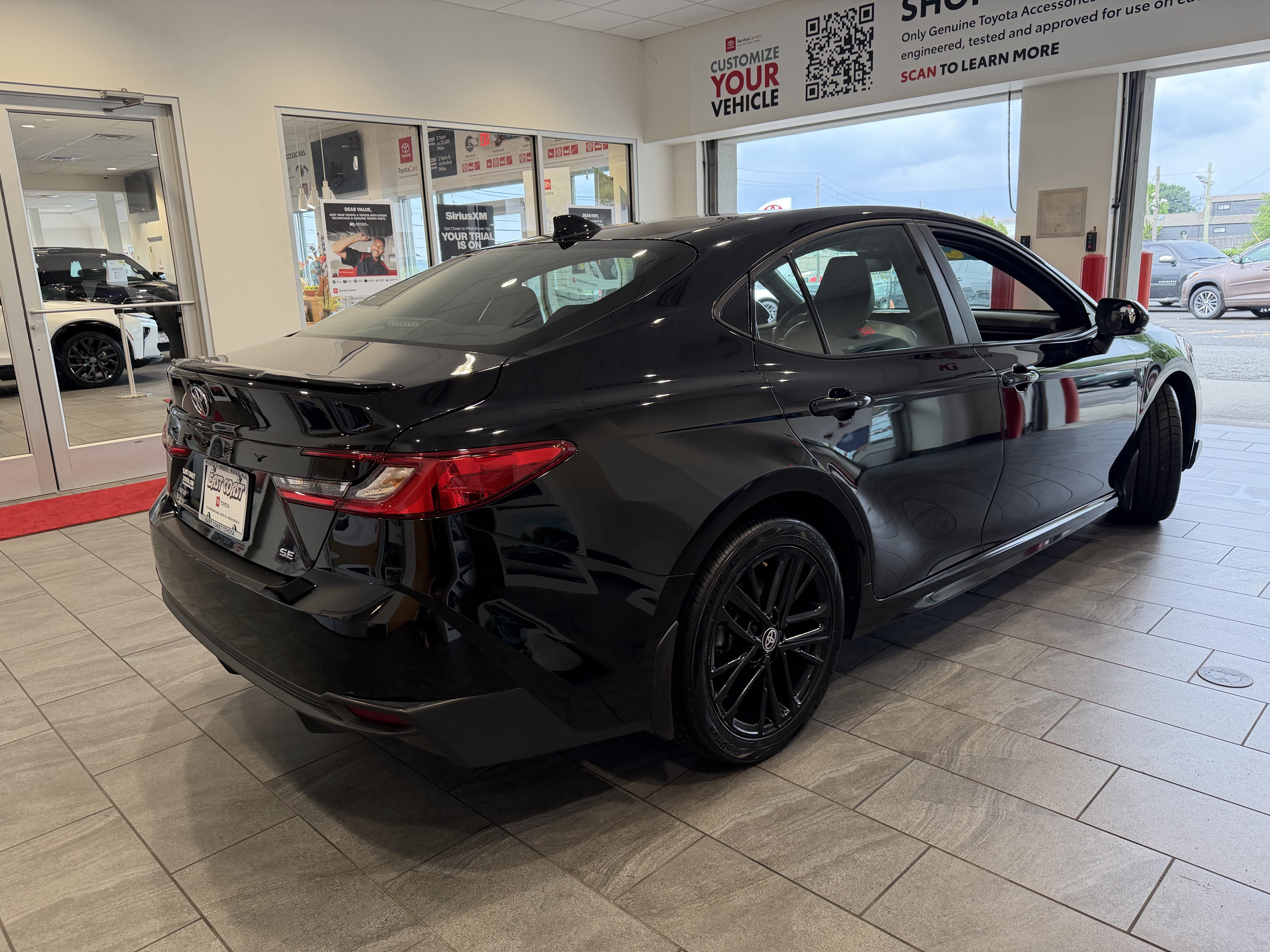 Used 2025 Black Toyota SE image 6