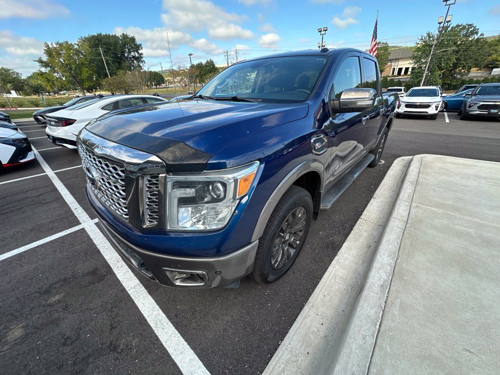 Used 2017 Blue Nissan Platinum Reserve image 2