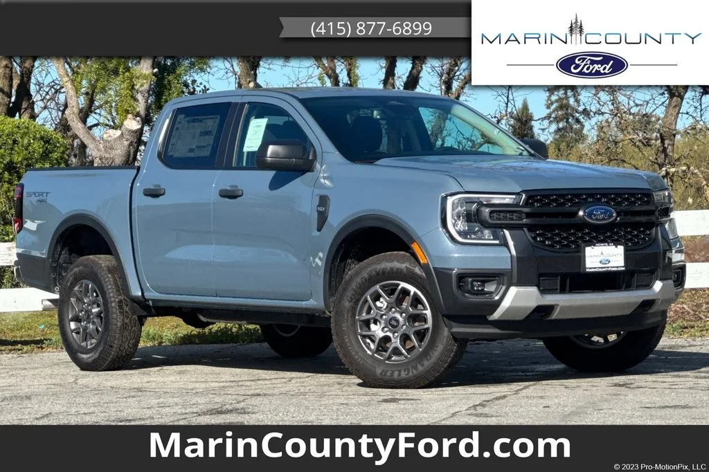 New 2025 Azure Gray Metallic Ford XLT image 1