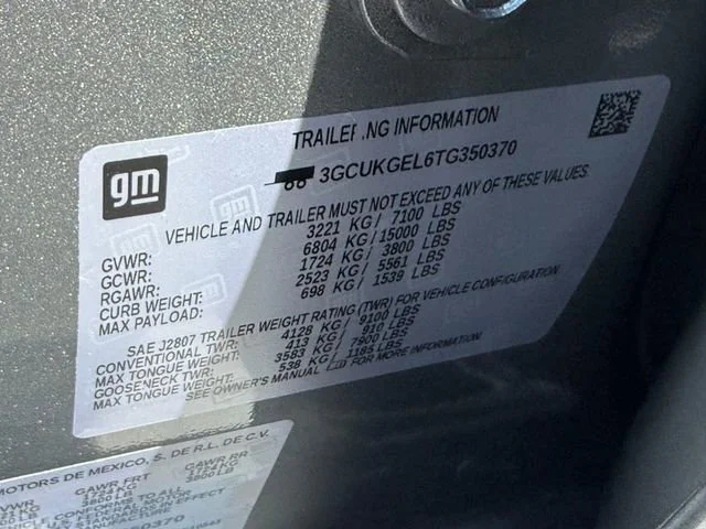 New 2026 Sterling Gray Metallic Chevrolet LTZ image 22