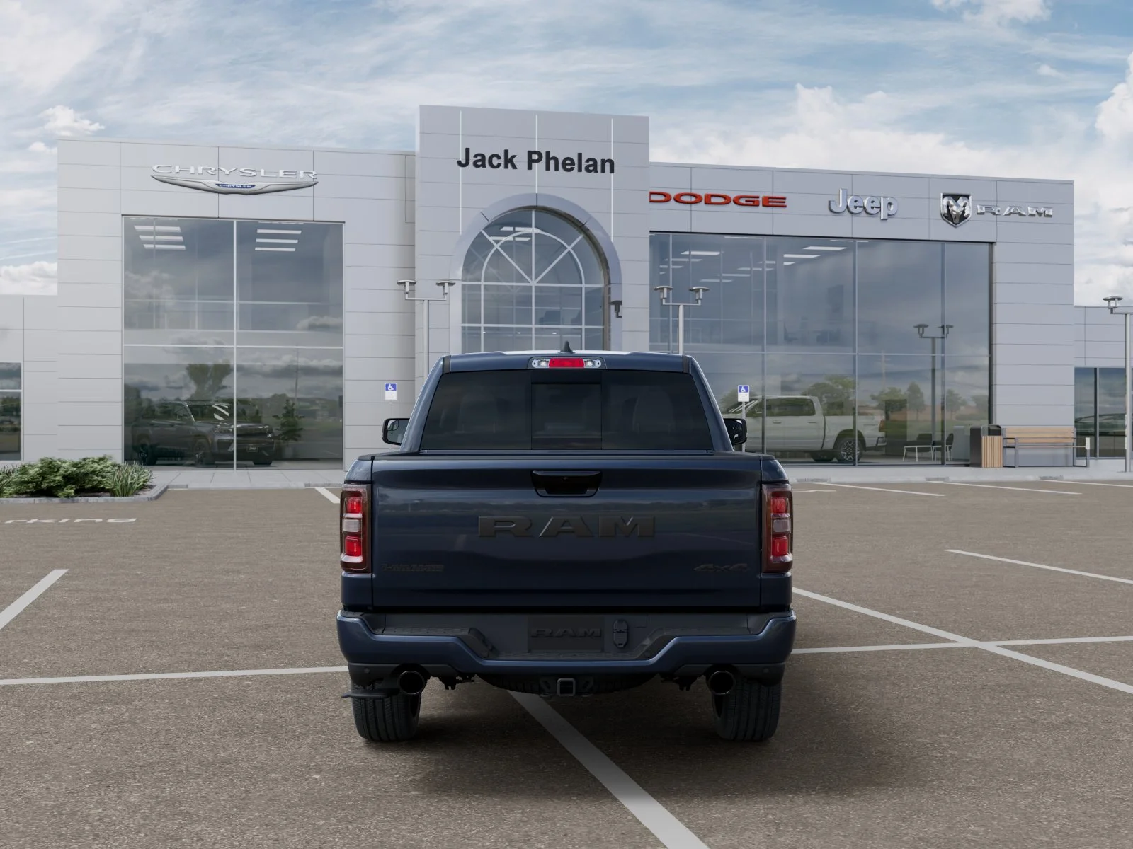 New 2026 Forged Blue Metallic Exterior Paint RAM Laramie image 7
