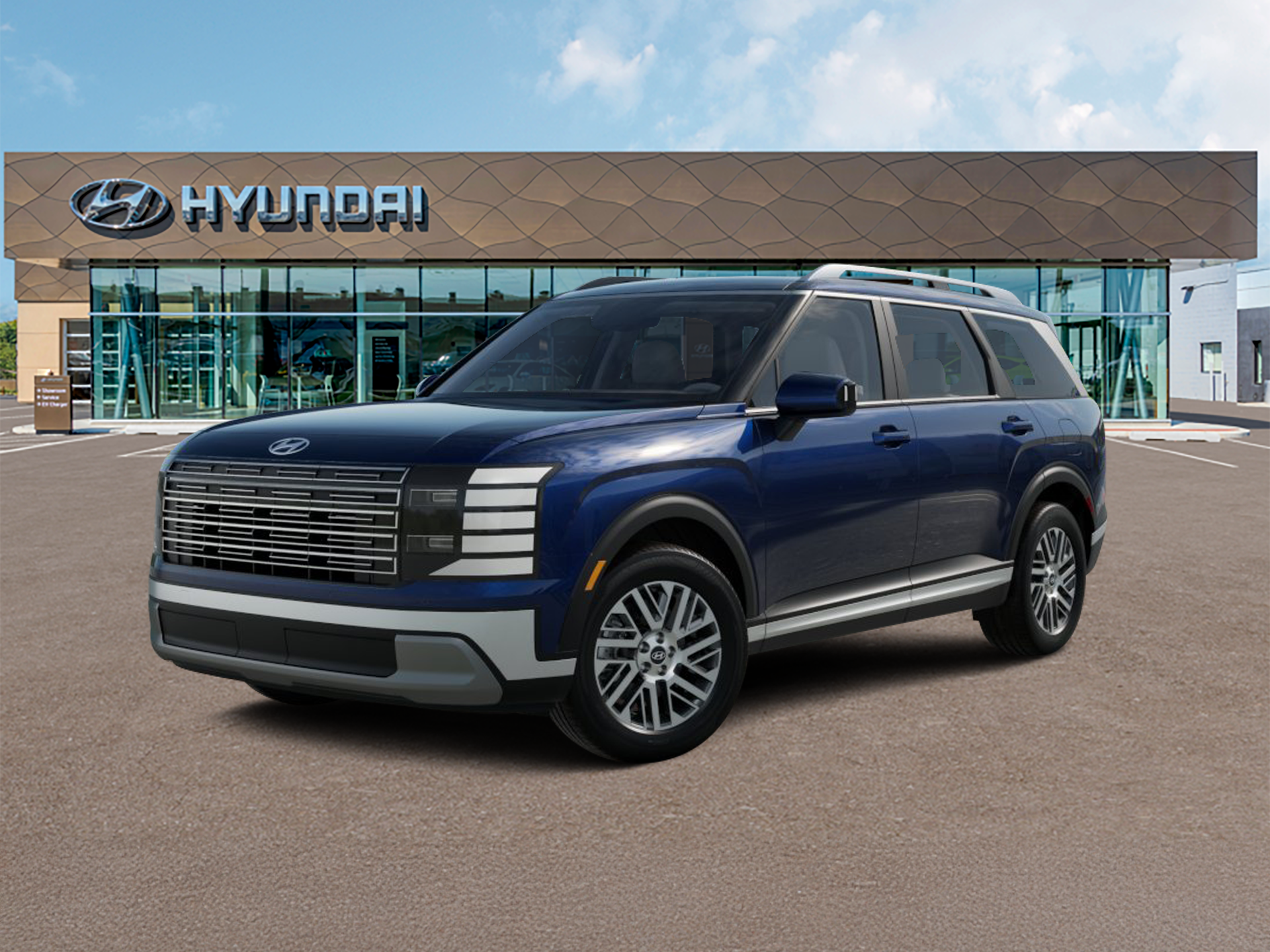 New 2026 Blue Hyundai SEL AWD image 2