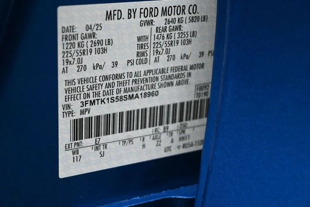 Certified Used 2025 Velocity Blue Metallic Ford Select image 34