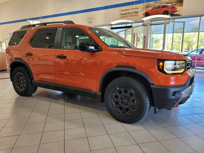 New 2026 Sunset Orange Honda TRAILSPORT BLACKOUT AWD image 3