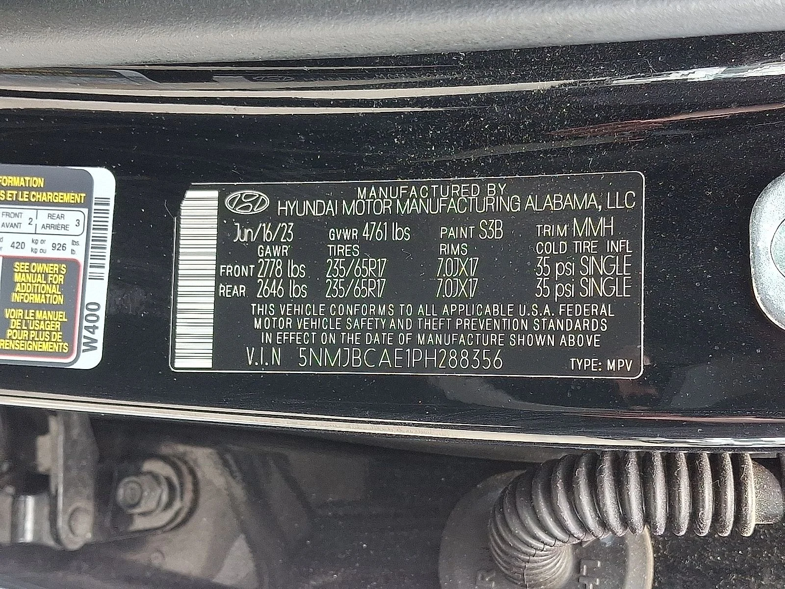 Used 2023 Black Hyundai SEL image 25