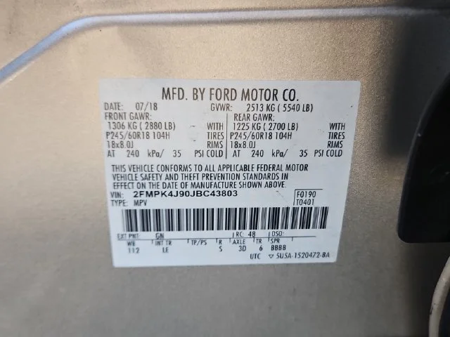 Used 2018 Gold Ford SEL image 30