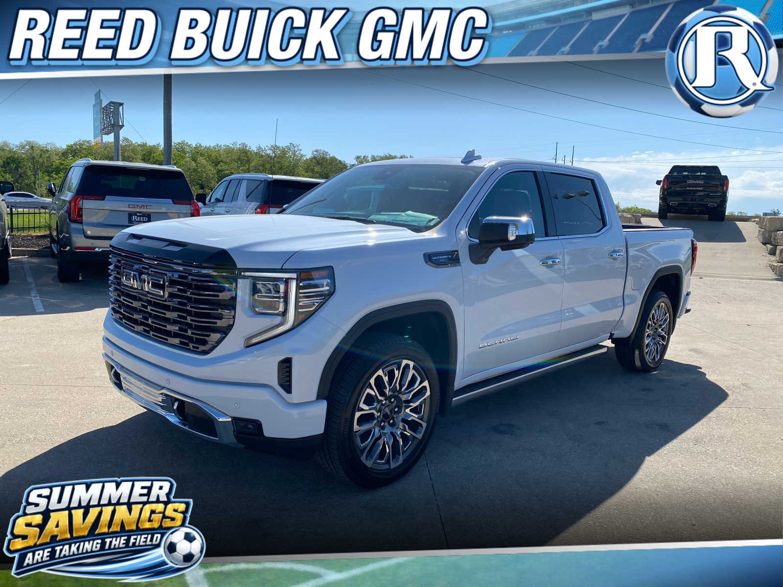 New 2026 Glacier White Tricoat GMC Denali Ultimate image 1