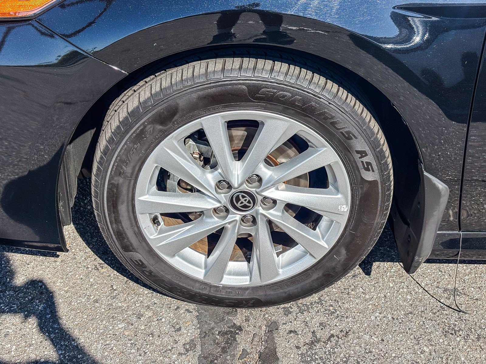 Certified Used 2024 Midnight Black Metallic Toyota LE image 11