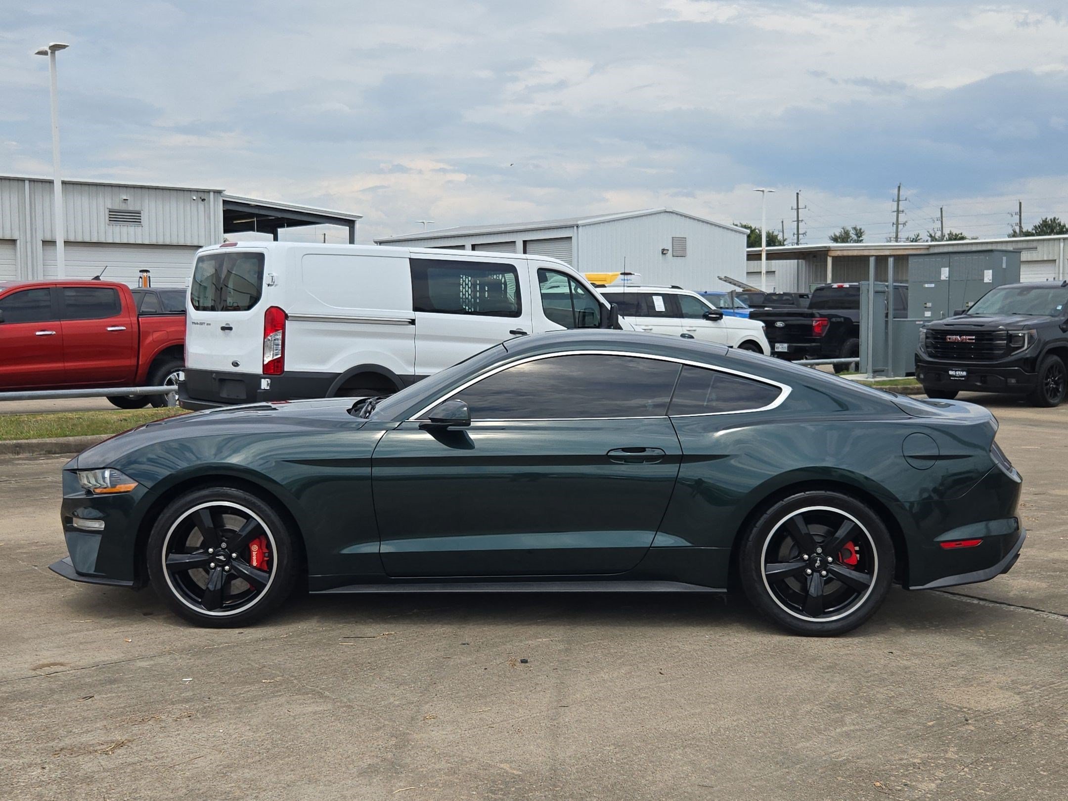 Used 2019 Dark Highland Green Metallic Ford Bullitt image 5
