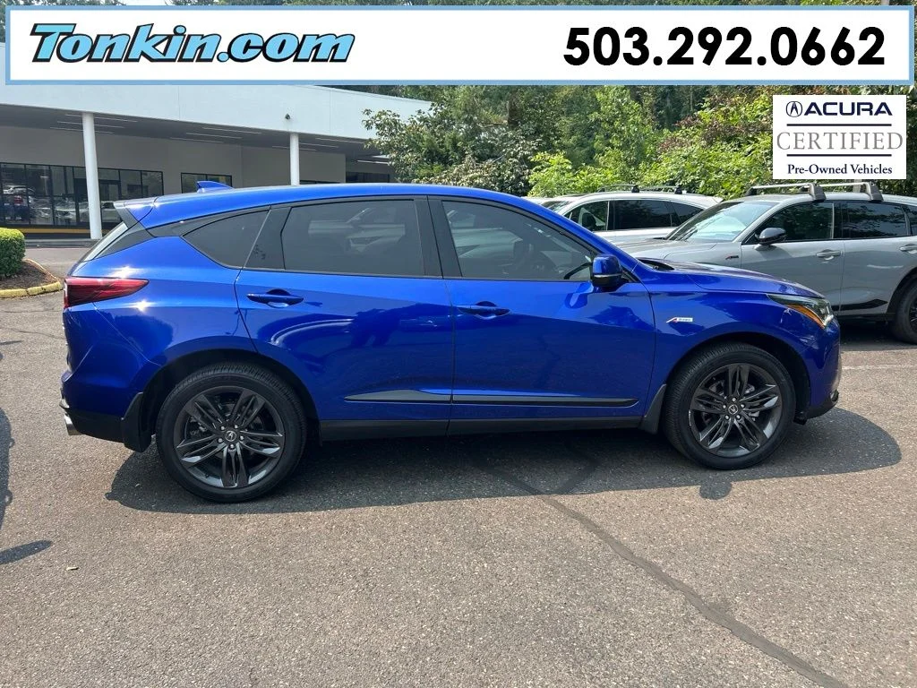 Certified Used 2023 Apex Blue Pearl Acura SH-AWD A-SPEC image 3