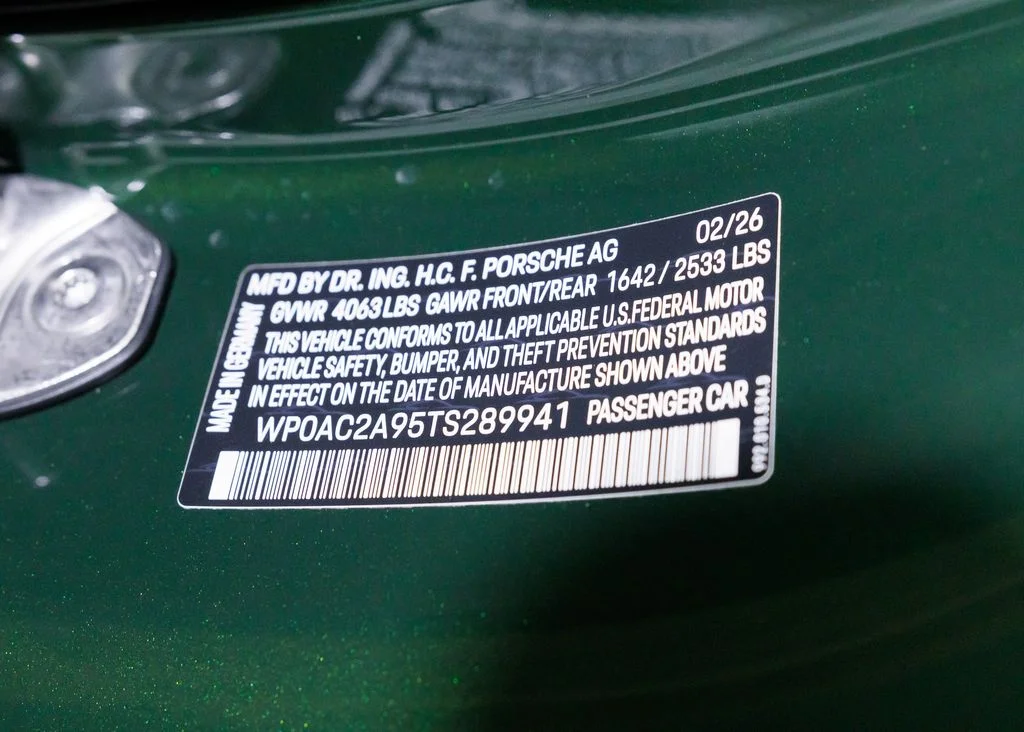 Used 2026 Oak Green Metallic Neo Porsche GT3 image 34