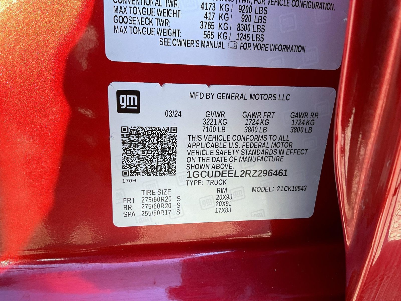 Used 2024 Red Chevrolet RST image 25