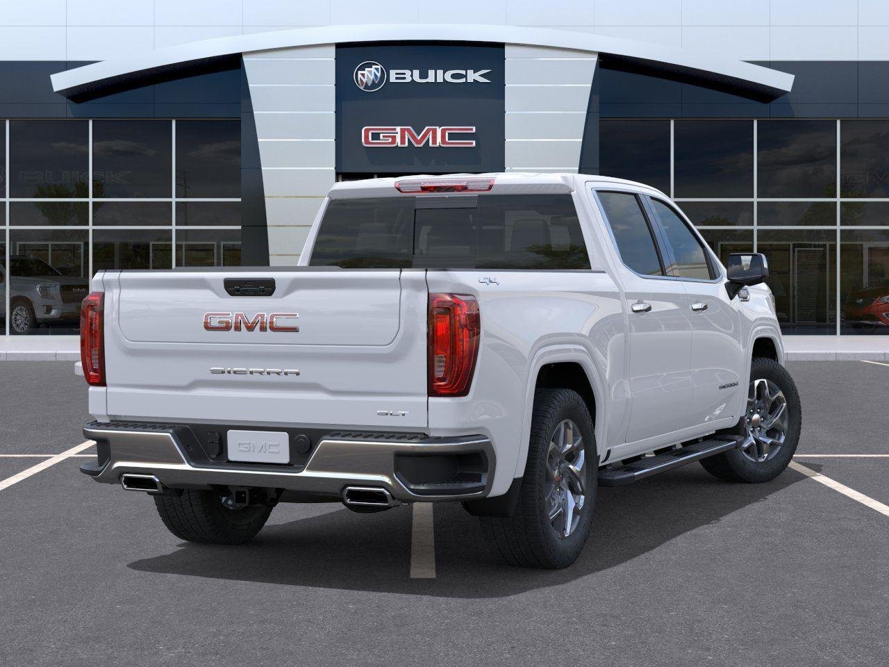 New 2026 Glacier White Tricoat GMC SLT image 4