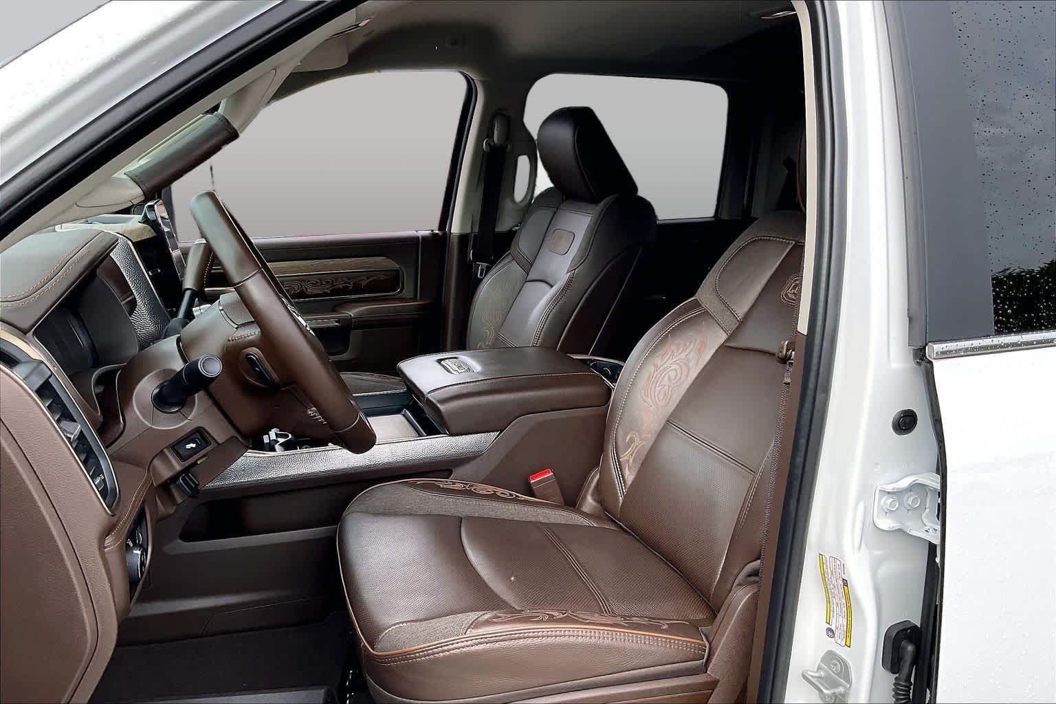 Used 2025 Bright White Clearcoat Ram Longhorn image 8
