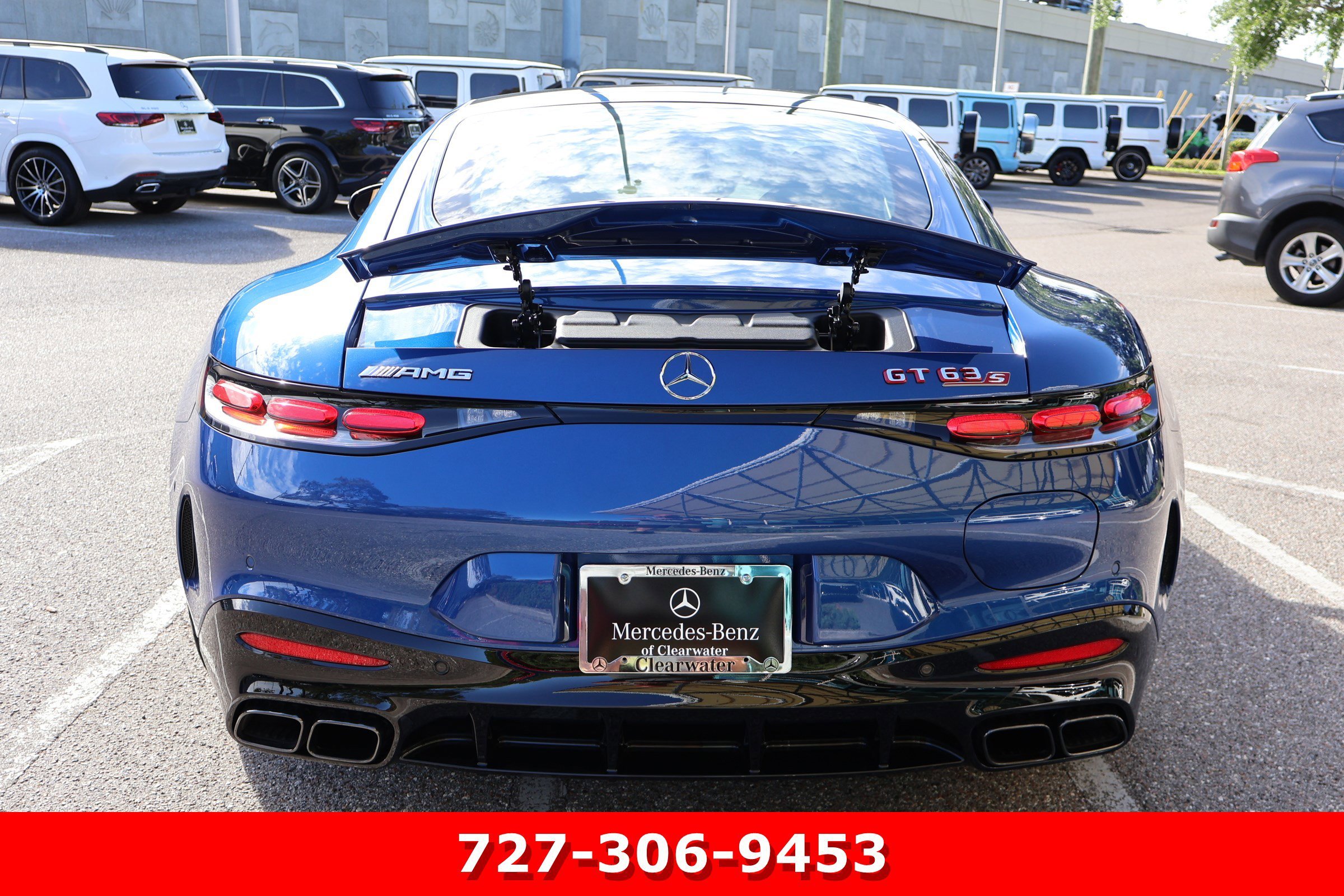 Certified Used 2025 Starling Blue Metallic Mercedes-Benz AMG® GT 63 S E Performance image 8