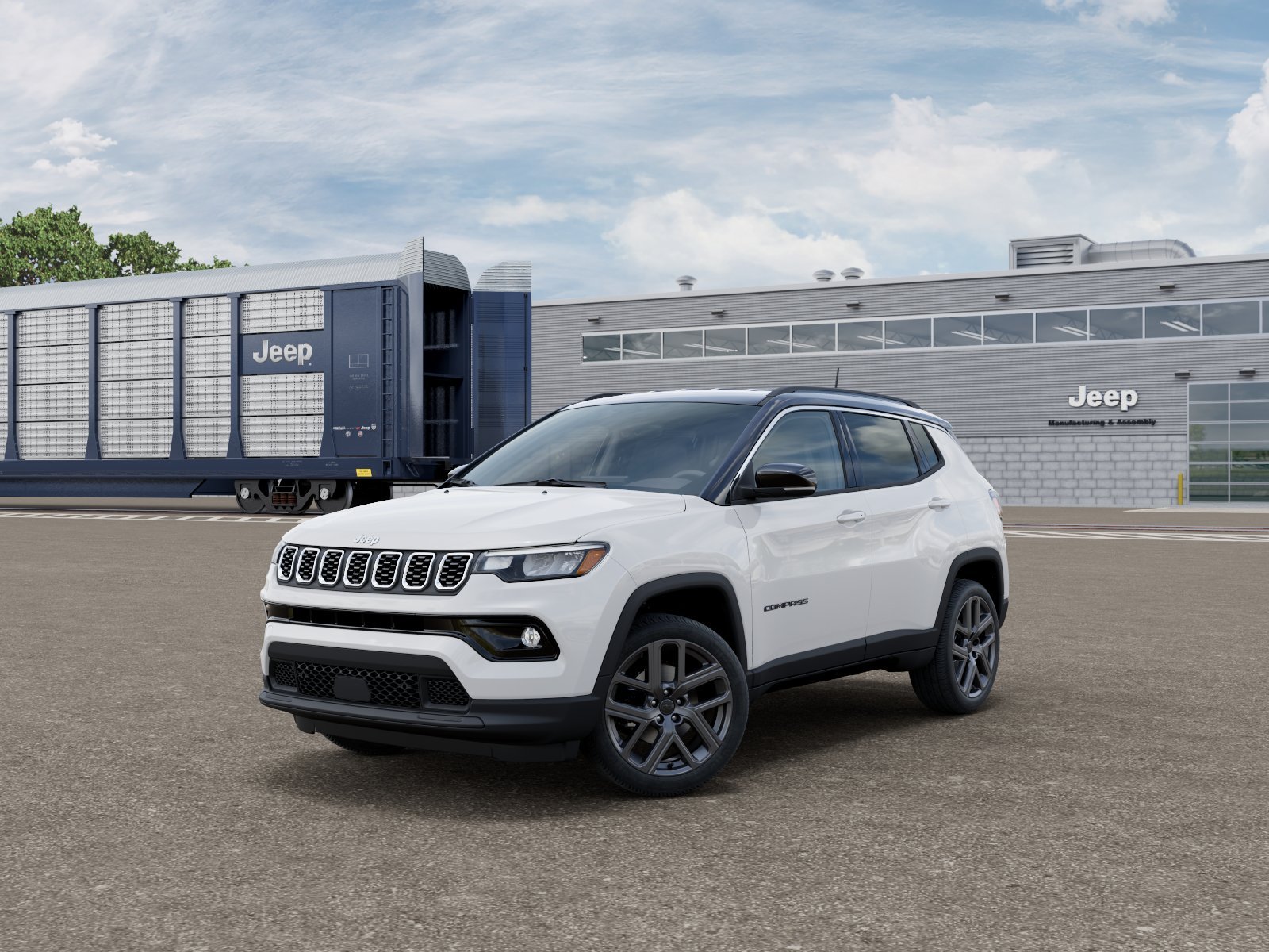 New 2026 Bright White Clear-Coat Exterior Paint Jeep Limited image 1