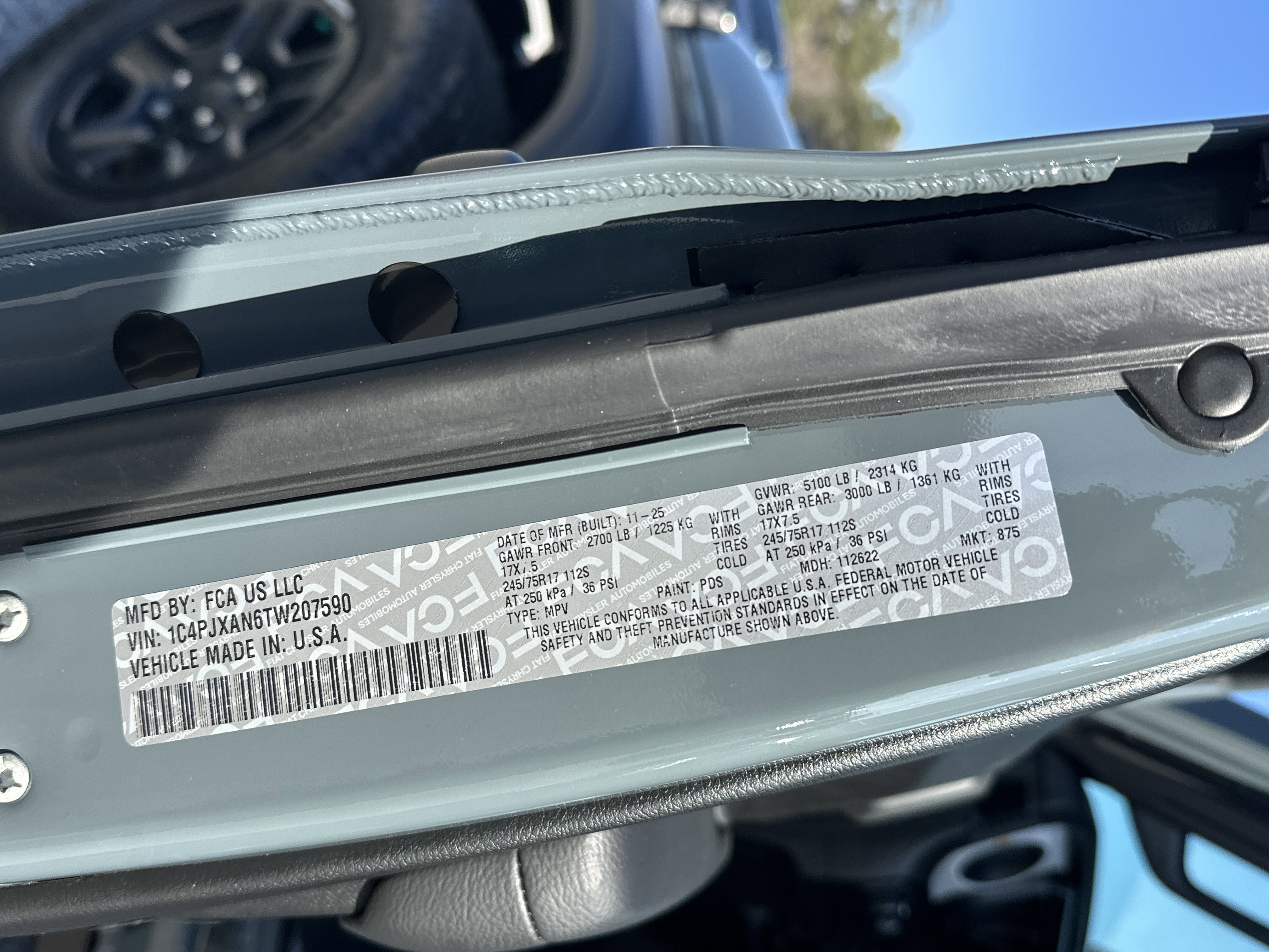 New 2026 Anvil Clearcoat Jeep Sport image 31