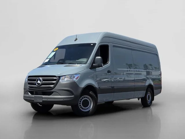 2025 Mercedes-Benz Sprinter Cargo Van Artico Man-Made Leather Black