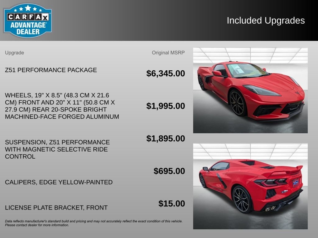 Used 2023 Red Chevrolet Stingray image 3