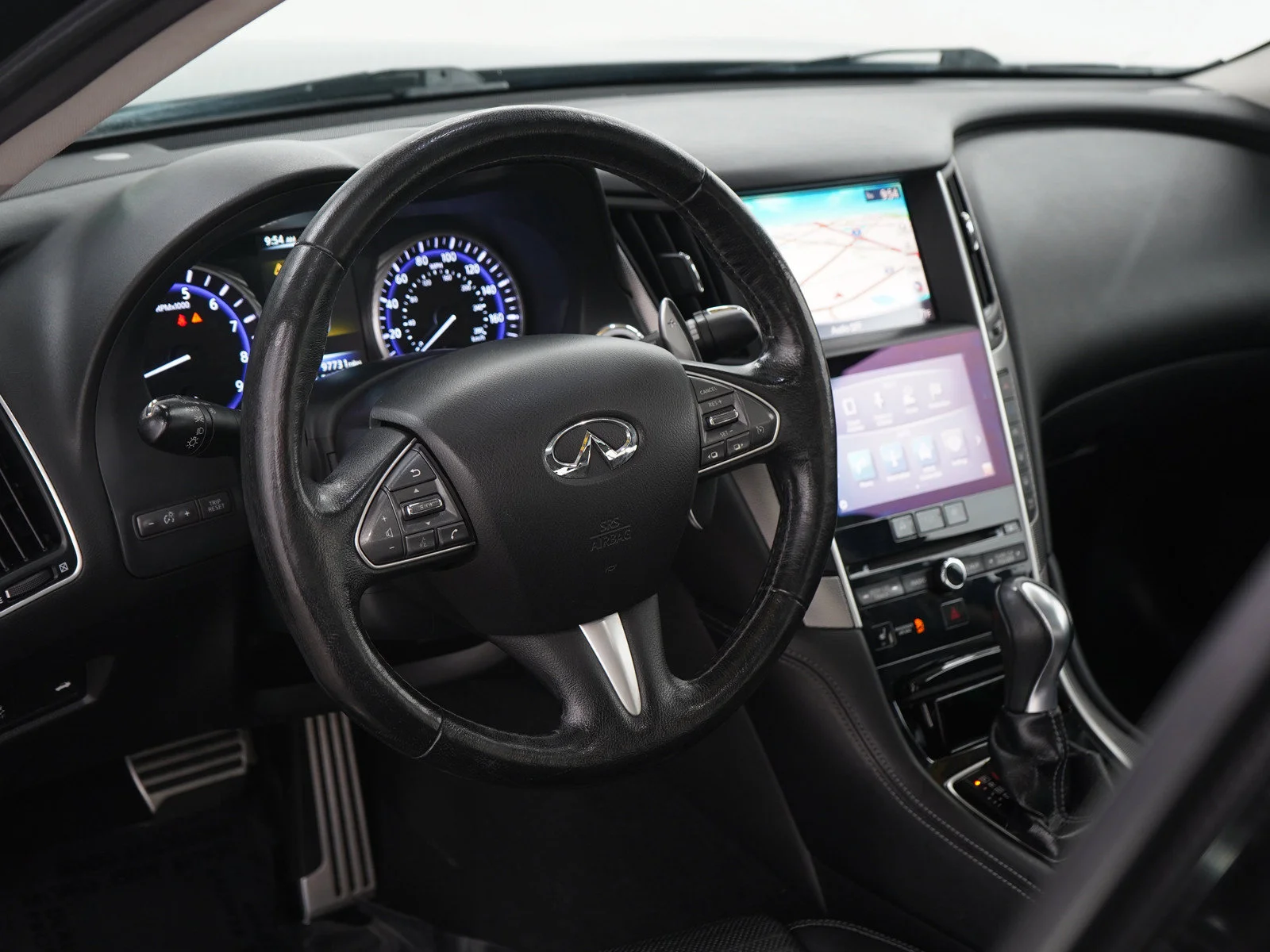 Used 2015 Black Obsidian INFINITI Sport image 22