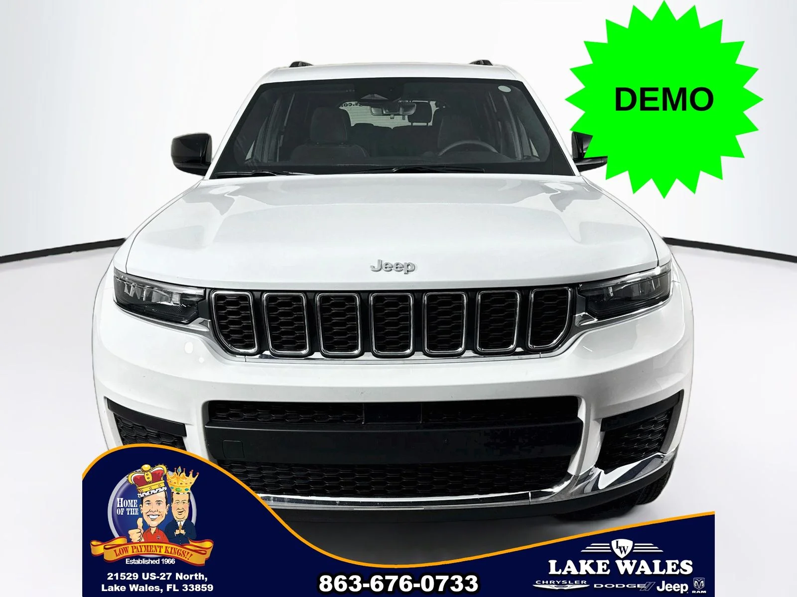 New 2026 Bright White Clearcoat Jeep Laredo image 2