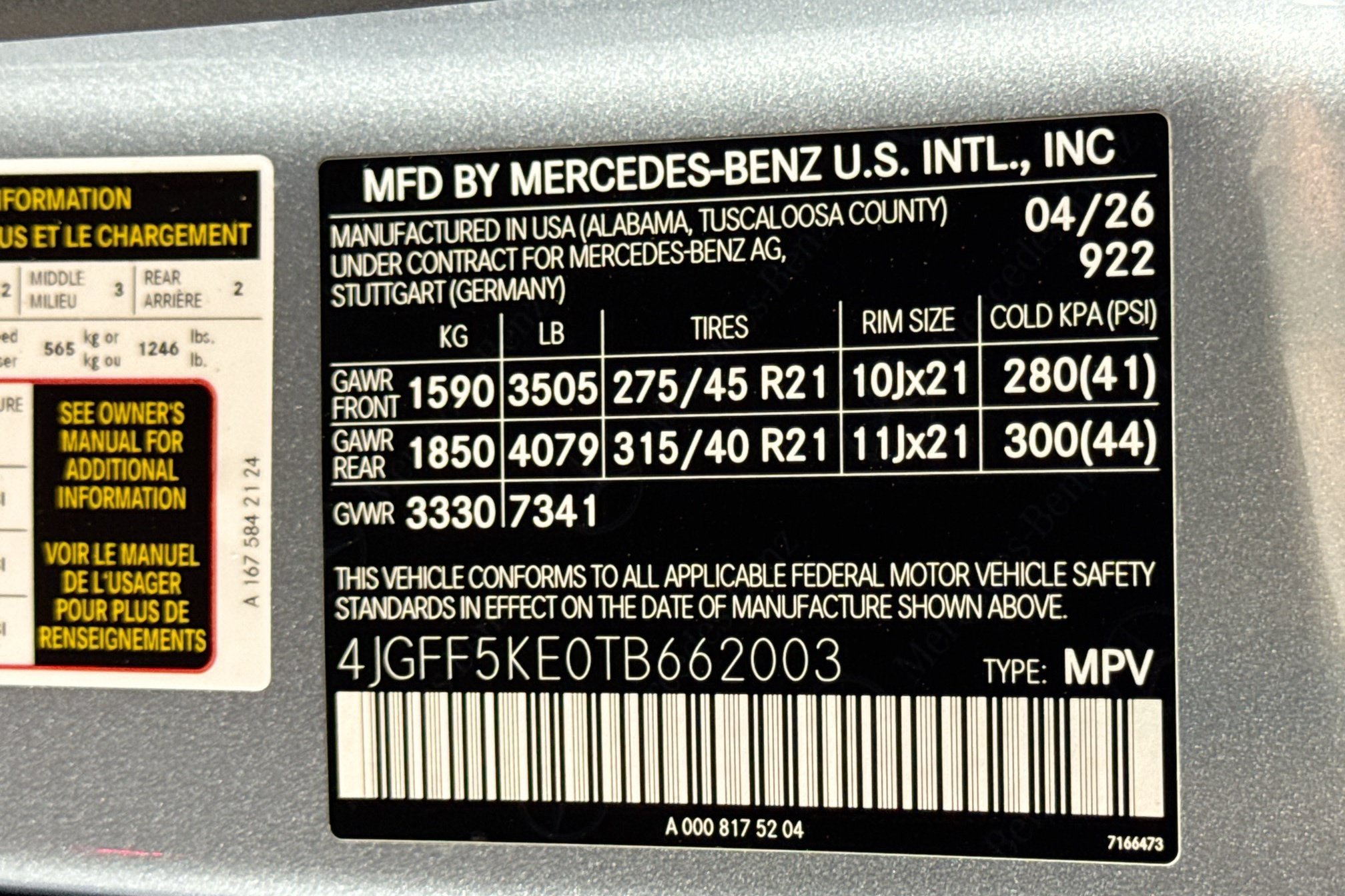 New 2026 Cirrus Silver Metallic Mercedes-Benz GLS 450 image 61