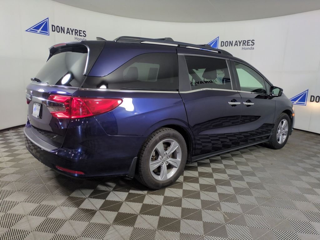 Used 2018 Obsidian Blue Pearl Honda EX image 8